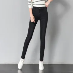 Stretch Ankle-Length Pants